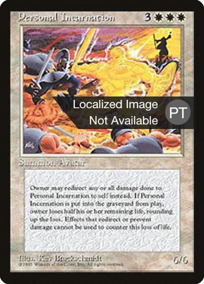 Personal Incarnation [Fourth Edition (Foreign Black Border)] MTG Single Magic: The Gathering    | Red Claw Gaming
