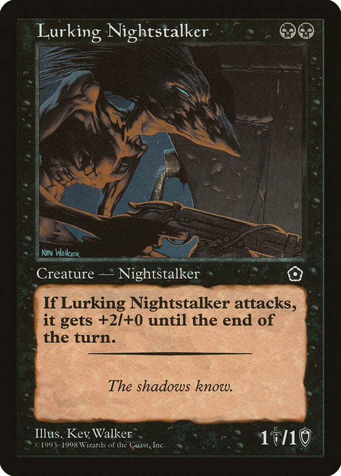 Lurking Nightstalker [Portal Second Age] MTG Single Magic: The Gathering    | Red Claw Gaming