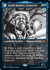 Jacob Hauken, Inspector // Hauken's Insight (Showcase Eternal Night) [Innistrad: Crimson Vow] MTG Single Magic: The Gathering    | Red Claw Gaming