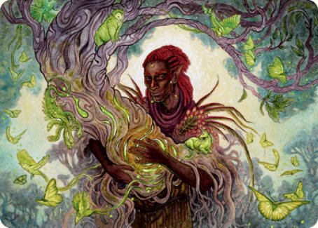 Circle of Dreams Druid Art Card [Dungeons & Dragons: Adventures in the Forgotten Realms Art Series] MTG Single Magic: The Gathering    | Red Claw Gaming