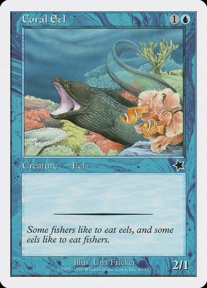 Coral Eel [Starter 1999] MTG Single Magic: The Gathering    | Red Claw Gaming