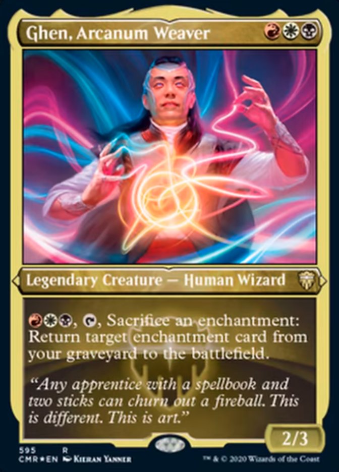 Ghen, Arcanum Weaver (Etched) [Commander Legends] MTG Single Magic: The Gathering    | Red Claw Gaming