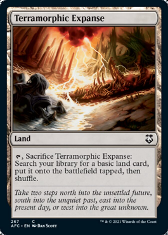 Terramorphic Expanse [Dungeons & Dragons: Adventures in the Forgotten Realms Commander] MTG Single Magic: The Gathering    | Red Claw Gaming