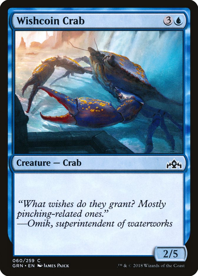 Wishcoin Crab [Guilds of Ravnica] MTG Single Magic: The Gathering    | Red Claw Gaming