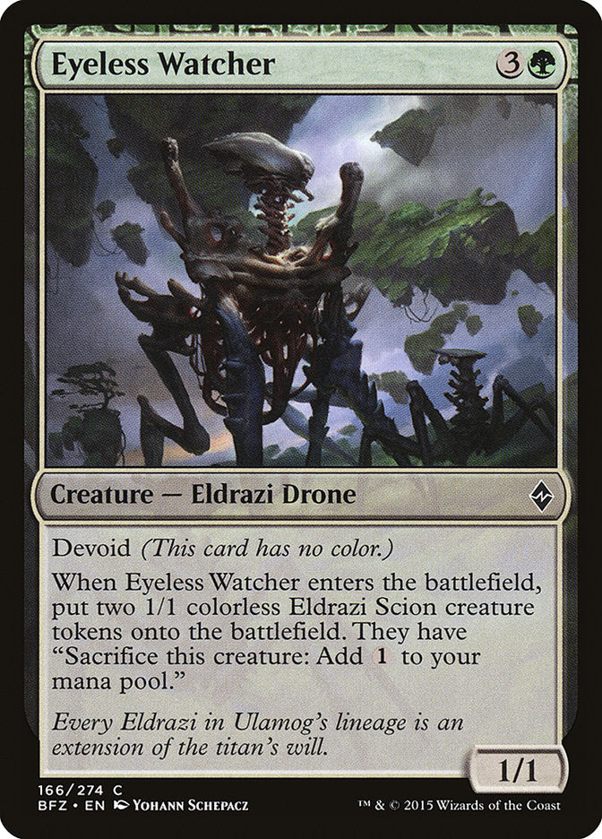 Eyeless Watcher [Battle for Zendikar] MTG Single Magic: The Gathering    | Red Claw Gaming