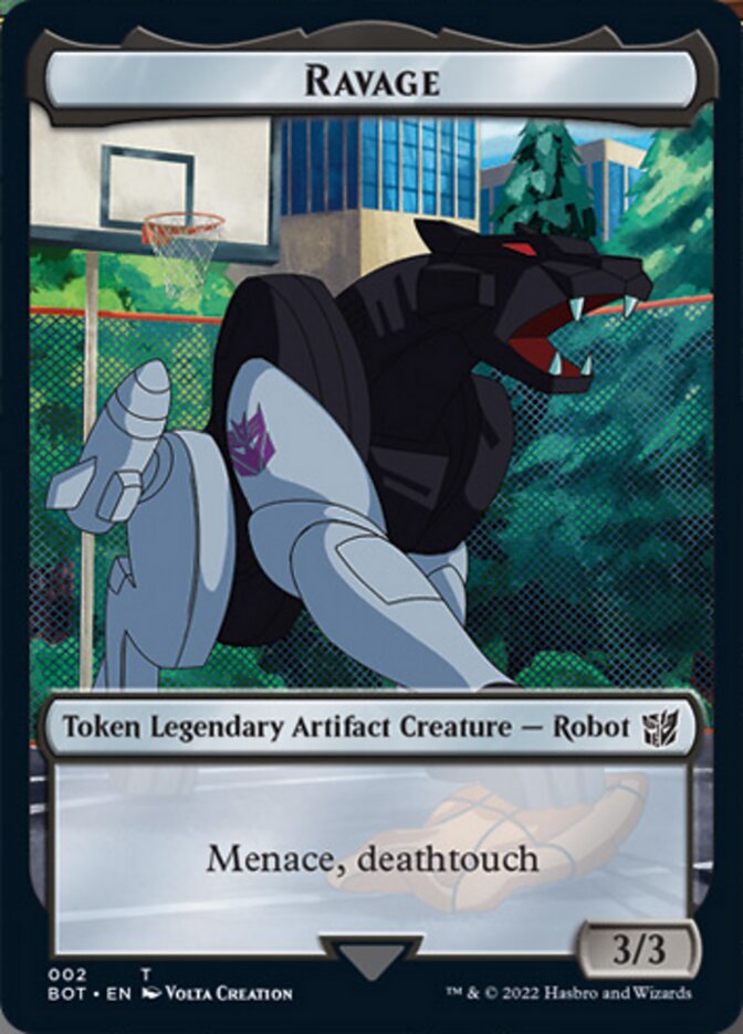 Ravage [Transformers Tokens] MTG Single Magic: The Gathering    | Red Claw Gaming