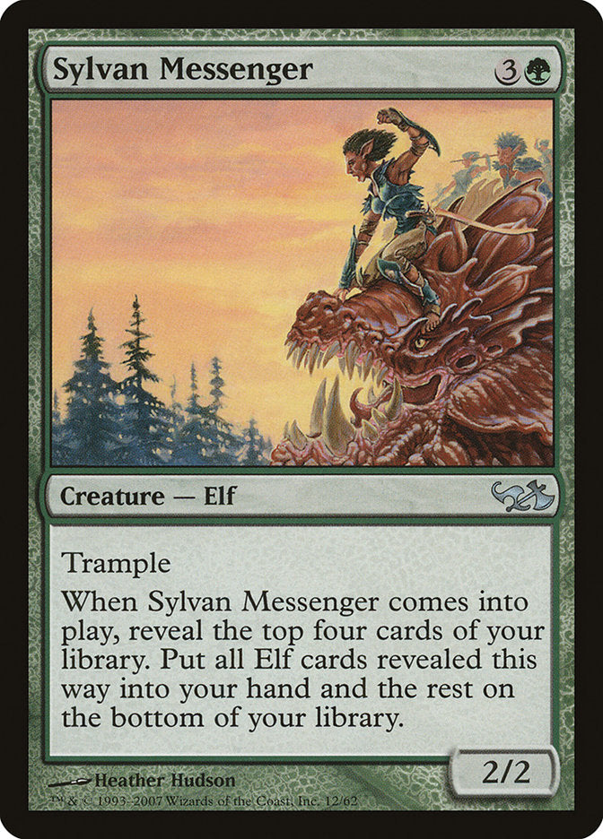 Sylvan Messenger [Duel Decks: Elves vs. Goblins] MTG Single Magic: The Gathering    | Red Claw Gaming
