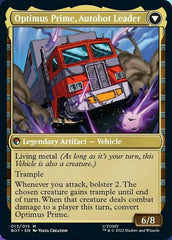 Optimus Prime, Hero // Optimus Prime, Autobot Leader [Transformers] MTG Single Magic: The Gathering    | Red Claw Gaming