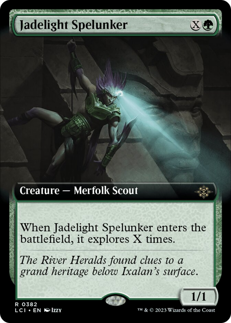 Jadelight Spelunker (Extended Art) [The Lost Caverns of Ixalan] MTG Single Magic: The Gathering    | Red Claw Gaming