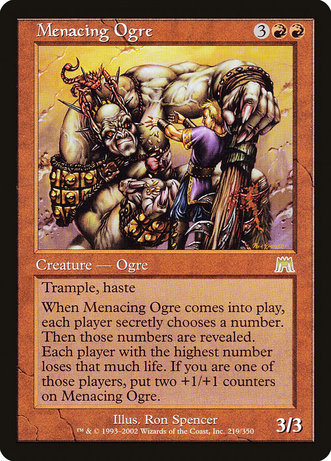 Menacing Ogre [Onslaught] MTG Single Magic: The Gathering    | Red Claw Gaming