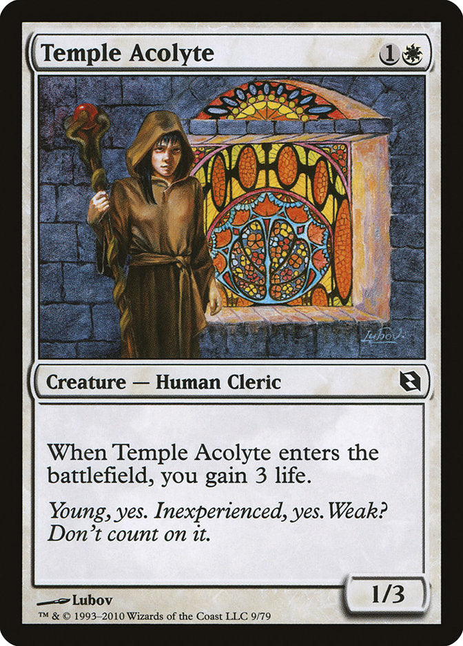 Temple Acolyte [Duel Decks: Elspeth vs. Tezzeret] MTG Single Magic: The Gathering    | Red Claw Gaming