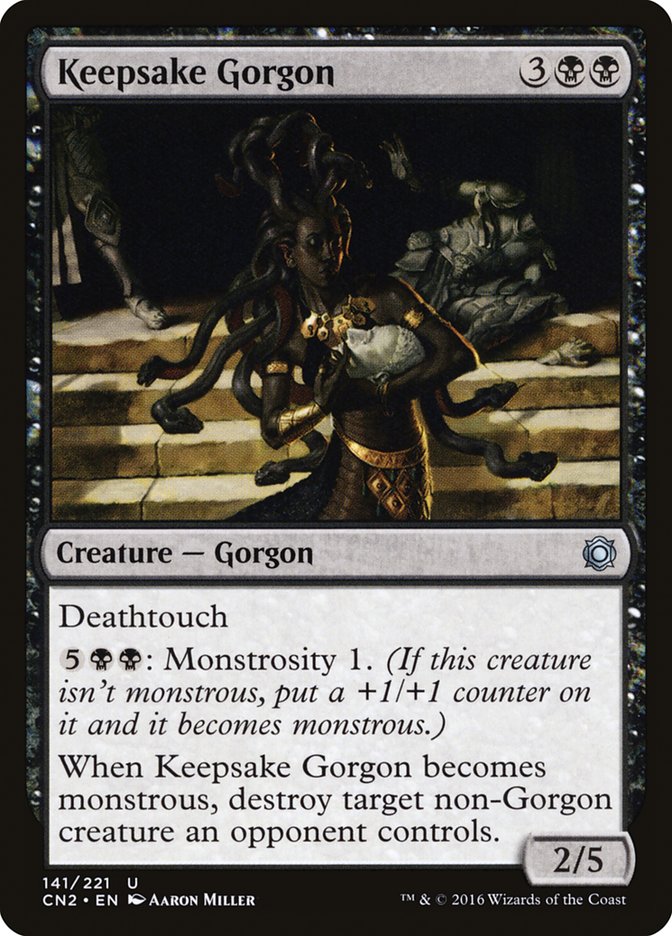 Keepsake Gorgon [Conspiracy: Take the Crown] MTG Single Magic: The Gathering    | Red Claw Gaming