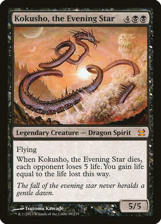 Kokusho, the Evening Star [Modern Masters] MTG Single Magic: The Gathering    | Red Claw Gaming