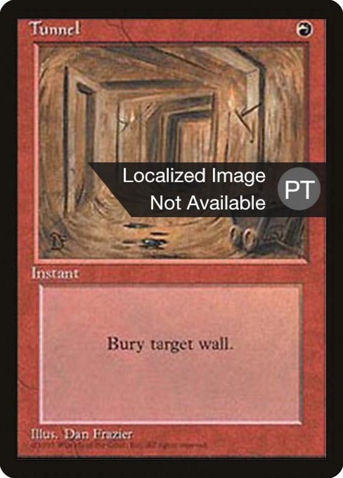 Tunnel [Fourth Edition (Foreign Black Border)] MTG Single Magic: The Gathering    | Red Claw Gaming