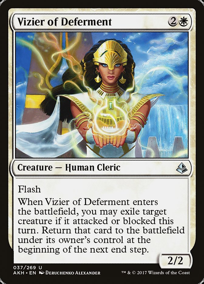 Vizier of Deferment [Amonkhet] MTG Single Magic: The Gathering    | Red Claw Gaming