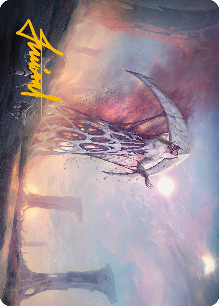 White Sun's Twilight Art Card (Gold-Stamped Signature) [Phyrexia: All Will Be One Art Series] MTG Single Magic: The Gathering    | Red Claw Gaming