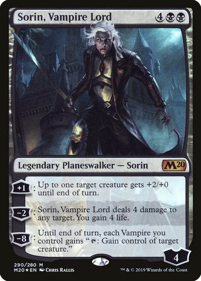 Sorin, Vampire Lord [Core Set 2020] MTG Single Magic: The Gathering    | Red Claw Gaming