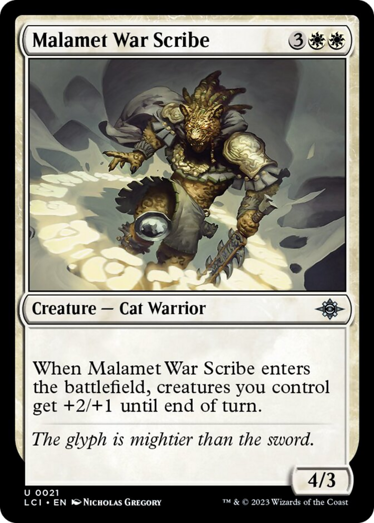 Malamet War Scribe [The Lost Caverns of Ixalan] MTG Single Magic: The Gathering    | Red Claw Gaming