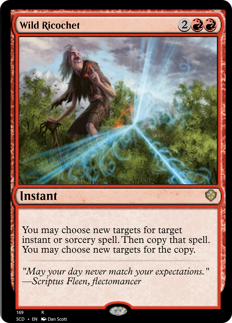 Wild Ricochet [Starter Commander Decks] MTG Single Magic: The Gathering    | Red Claw Gaming