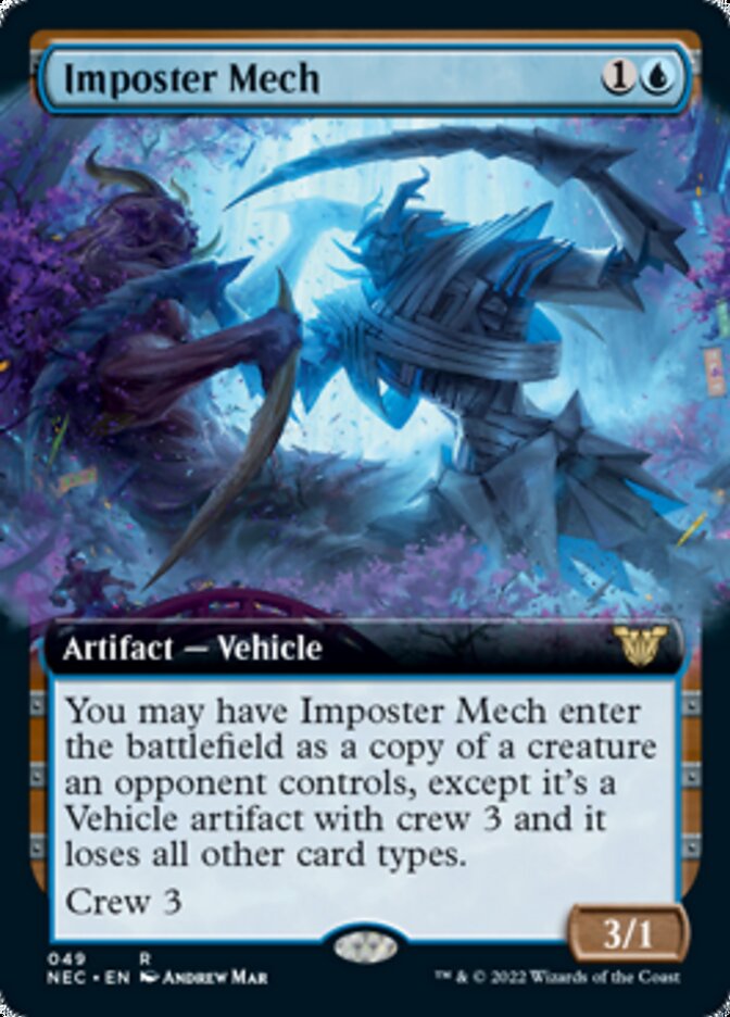Imposter Mech (Extended Art) [Kamigawa: Neon Dynasty Commander] MTG Single Magic: The Gathering    | Red Claw Gaming