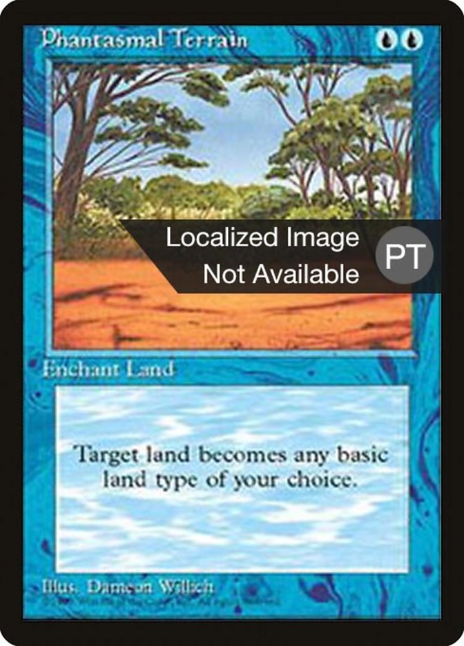 Phantasmal Terrain [Fourth Edition (Foreign Black Border)] MTG Single Magic: The Gathering    | Red Claw Gaming