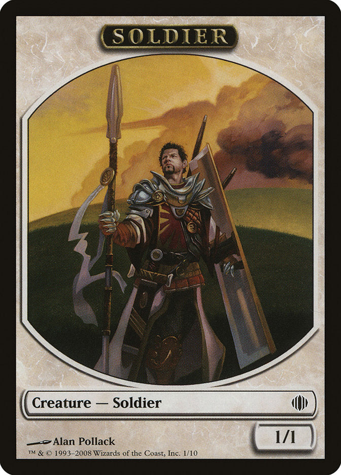 Soldier Token [Shards of Alara Tokens] MTG Single Magic: The Gathering    | Red Claw Gaming