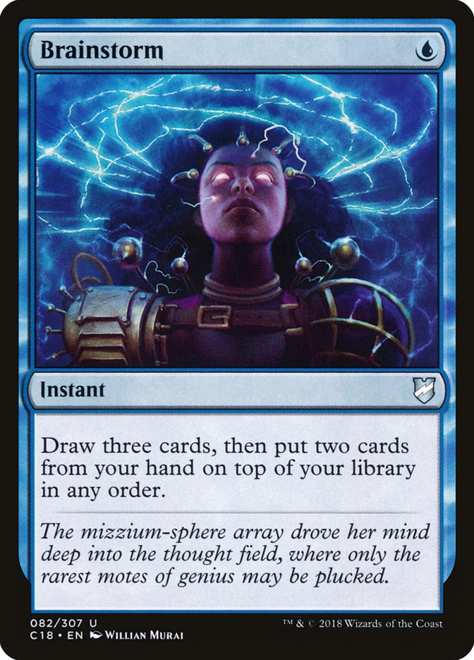 Brainstorm [Commander 2018] MTG Single Magic: The Gathering    | Red Claw Gaming