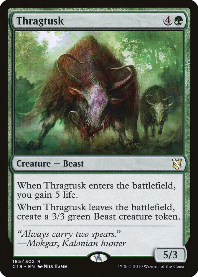 Thragtusk [Commander 2019] MTG Single Magic: The Gathering    | Red Claw Gaming