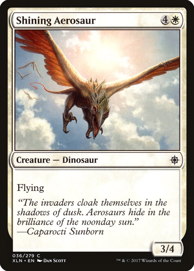 Shining Aerosaur [Ixalan] MTG Single Magic: The Gathering    | Red Claw Gaming