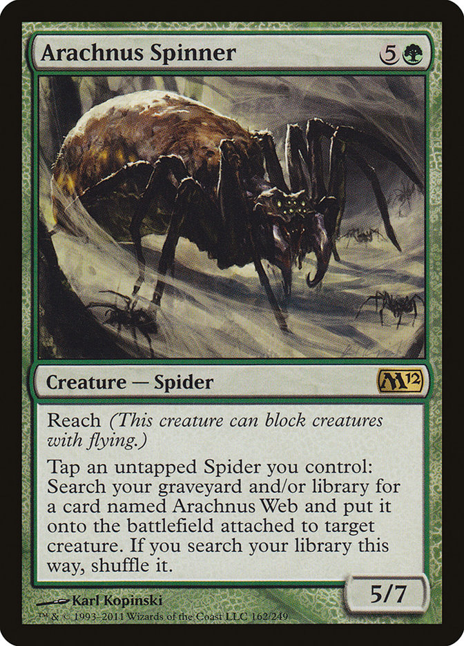 Arachnus Spinner [Magic 2012] MTG Single Magic: The Gathering    | Red Claw Gaming