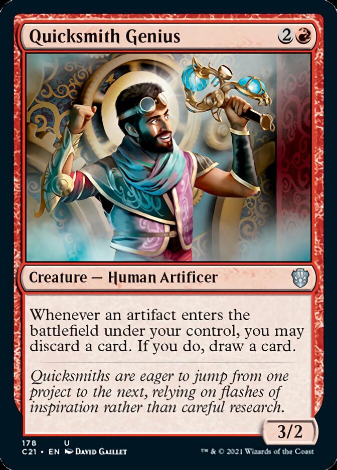 Quicksmith Genius [Commander 2021] MTG Single Magic: The Gathering    | Red Claw Gaming