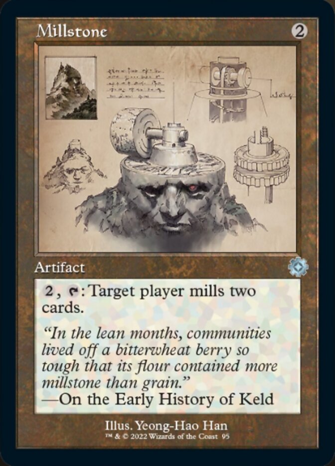 Millstone (Retro Schematic) [The Brothers' War Retro Artifacts] MTG Single Magic: The Gathering    | Red Claw Gaming