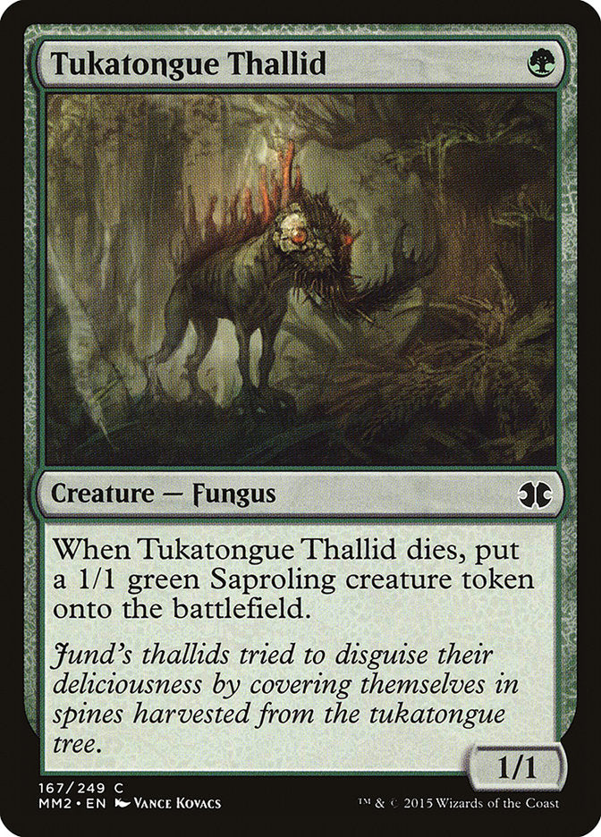 Tukatongue Thallid [Modern Masters 2015] MTG Single Magic: The Gathering    | Red Claw Gaming