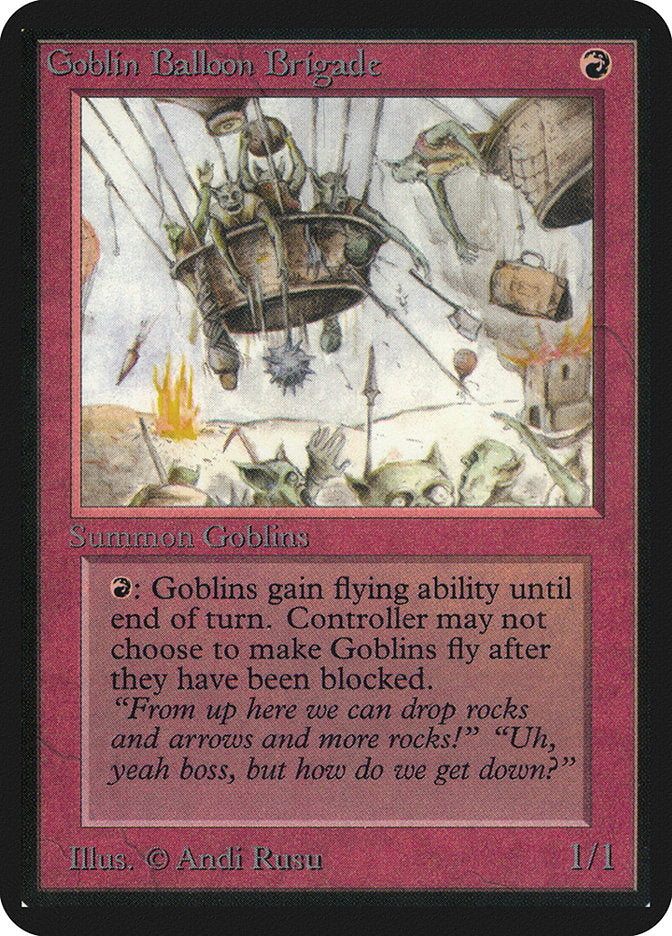 Goblin Balloon Brigade [Alpha Edition] MTG Single Magic: The Gathering    | Red Claw Gaming