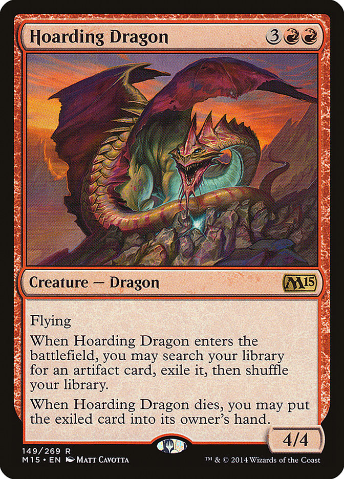 Hoarding Dragon [Magic 2015] MTG Single Magic: The Gathering    | Red Claw Gaming