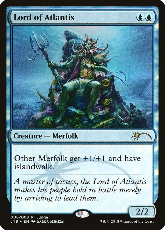 Lord of Atlantis [Judge Gift Cards 2018] MTG Single Magic: The Gathering    | Red Claw Gaming