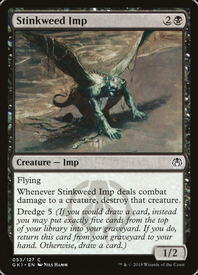 Stinkweed Imp [Guilds of Ravnica Guild Kit] MTG Single Magic: The Gathering    | Red Claw Gaming