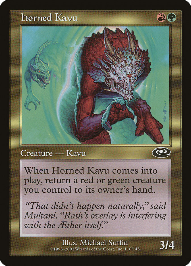 Horned Kavu [Planeshift] MTG Single Magic: The Gathering    | Red Claw Gaming