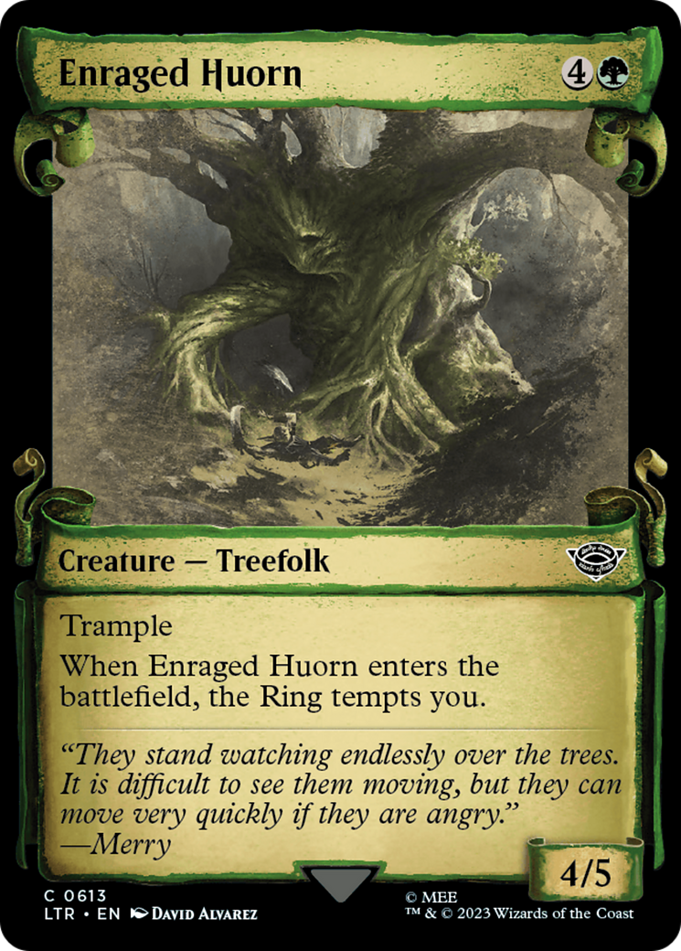 Enraged Huorn [The Lord of the Rings: Tales of Middle-Earth Showcase Scrolls] MTG Single Magic: The Gathering    | Red Claw Gaming