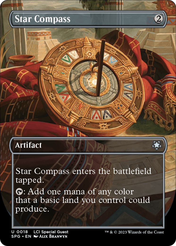 Star Compass (Borderless) [The Lost Caverns of Ixalan Special Guests] MTG Single Magic: The Gathering    | Red Claw Gaming
