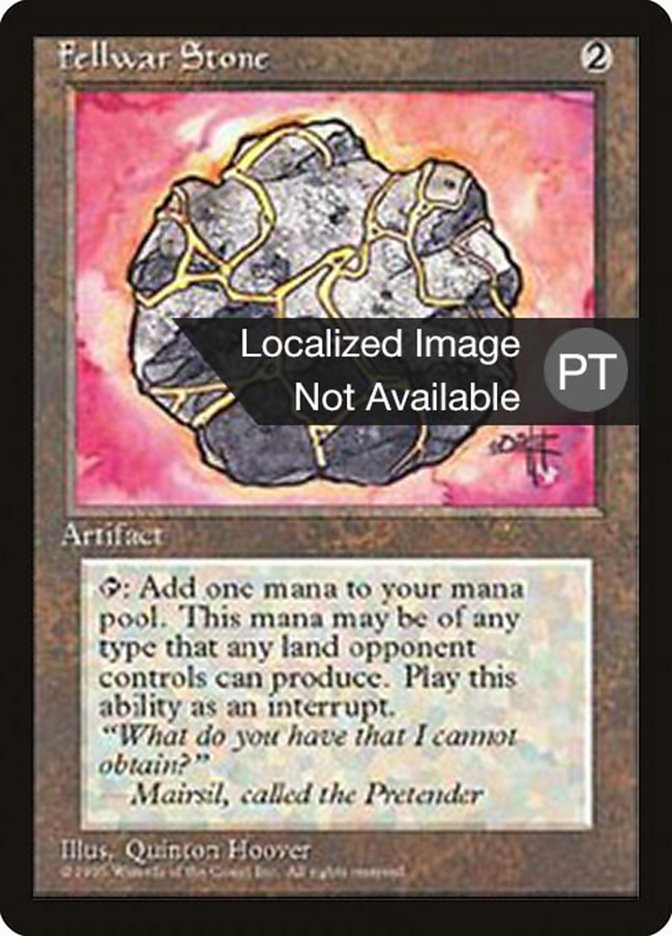 Fellwar Stone [Fourth Edition (Foreign Black Border)] MTG Single Magic: The Gathering    | Red Claw Gaming