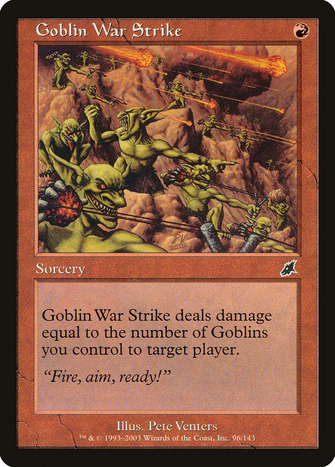 Goblin War Strike [Scourge] MTG Single Magic: The Gathering    | Red Claw Gaming