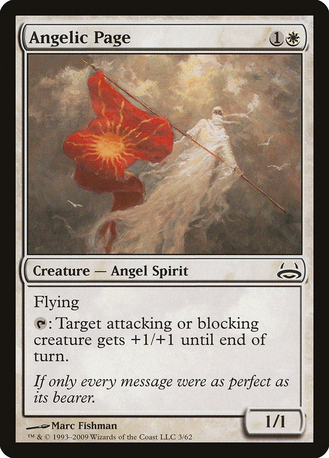 Angelic Page [Duel Decks: Divine vs. Demonic] MTG Single Magic: The Gathering    | Red Claw Gaming