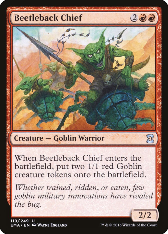Beetleback Chief [Eternal Masters] MTG Single Magic: The Gathering    | Red Claw Gaming