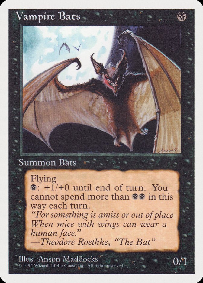 Vampire Bats [Rivals Quick Start Set] MTG Single Magic: The Gathering    | Red Claw Gaming