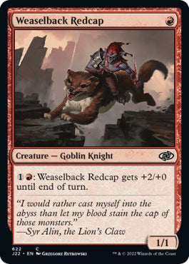 Weaselback Redcap [Jumpstart 2022] MTG Single Magic: The Gathering    | Red Claw Gaming