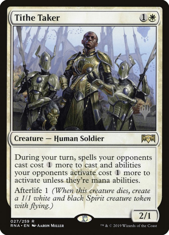 Tithe Taker (Promo Pack) [Ravnica Allegiance Promos] MTG Single Magic: The Gathering    | Red Claw Gaming
