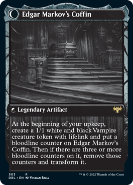 Edgar, Charmed Groom // Edgar Markov's Coffin [Innistrad: Double Feature] MTG Single Magic: The Gathering    | Red Claw Gaming