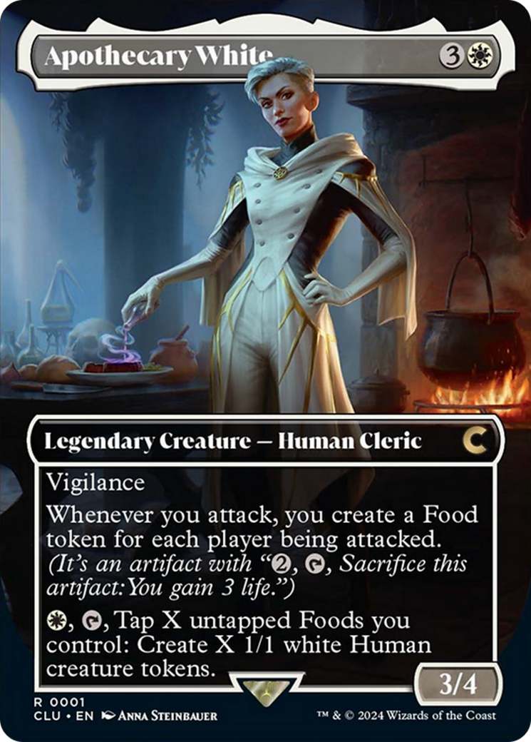 Apothecary White (Borderless) [Ravnica: Clue Edition] MTG Single Magic: The Gathering    | Red Claw Gaming