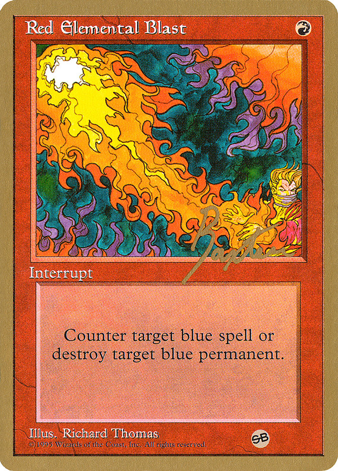 Red Elemental Blast (George Baxter) (SB) [Pro Tour Collector Set] MTG Single Magic: The Gathering    | Red Claw Gaming